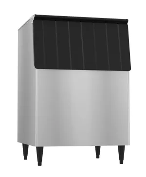 30 W Ice Storage Bin with 500 lbs Capacity  Stainless Steel Exterior