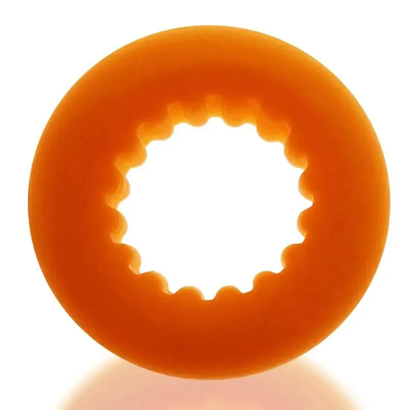 Axis Rib Griphold Cockring Orange Ice