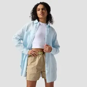 Backcountry Long Cotton Gauze Long-Sleeve Button-Down