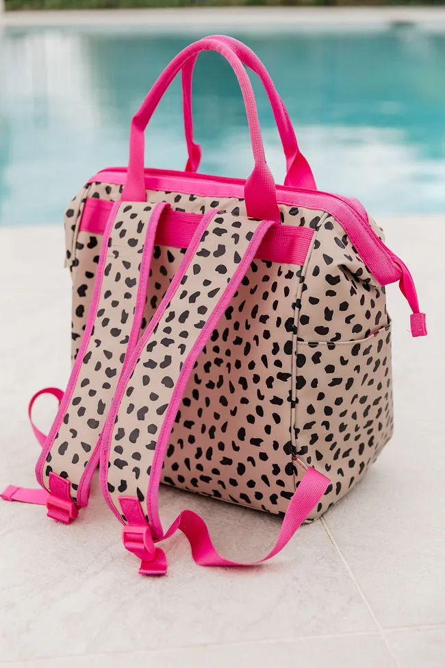 Backpack Cooler In Nina Leopard SALE