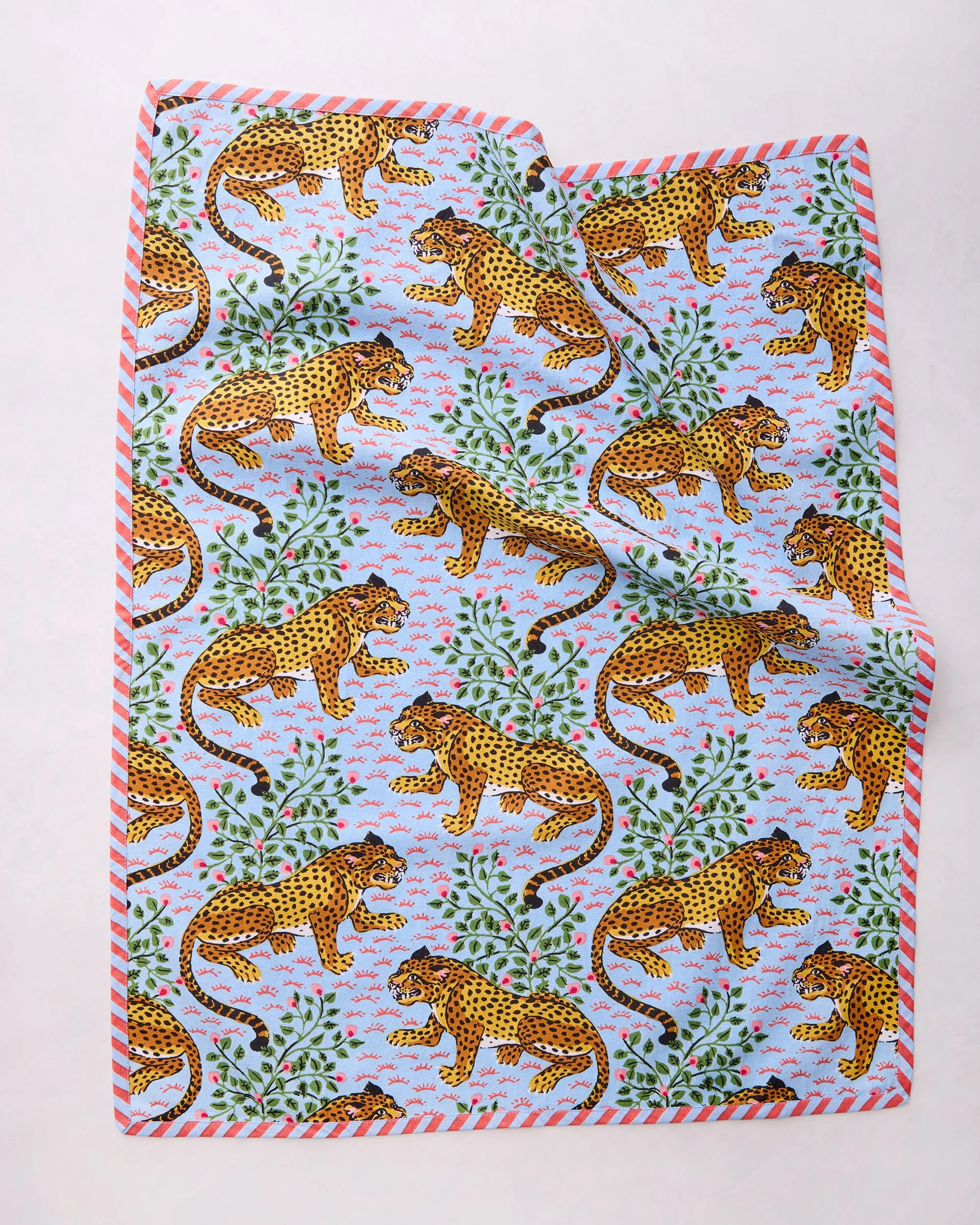 Bagheera - Tea Towels Set Of 2 - Pale Blue