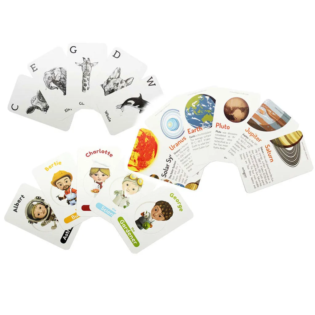 Big Combo 4D  Flash Cards <br> Interactive Augmented Reality Cards, Set of 3