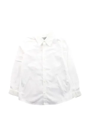 Bonpoint Long Sleeve Button Down Shirt - 4T