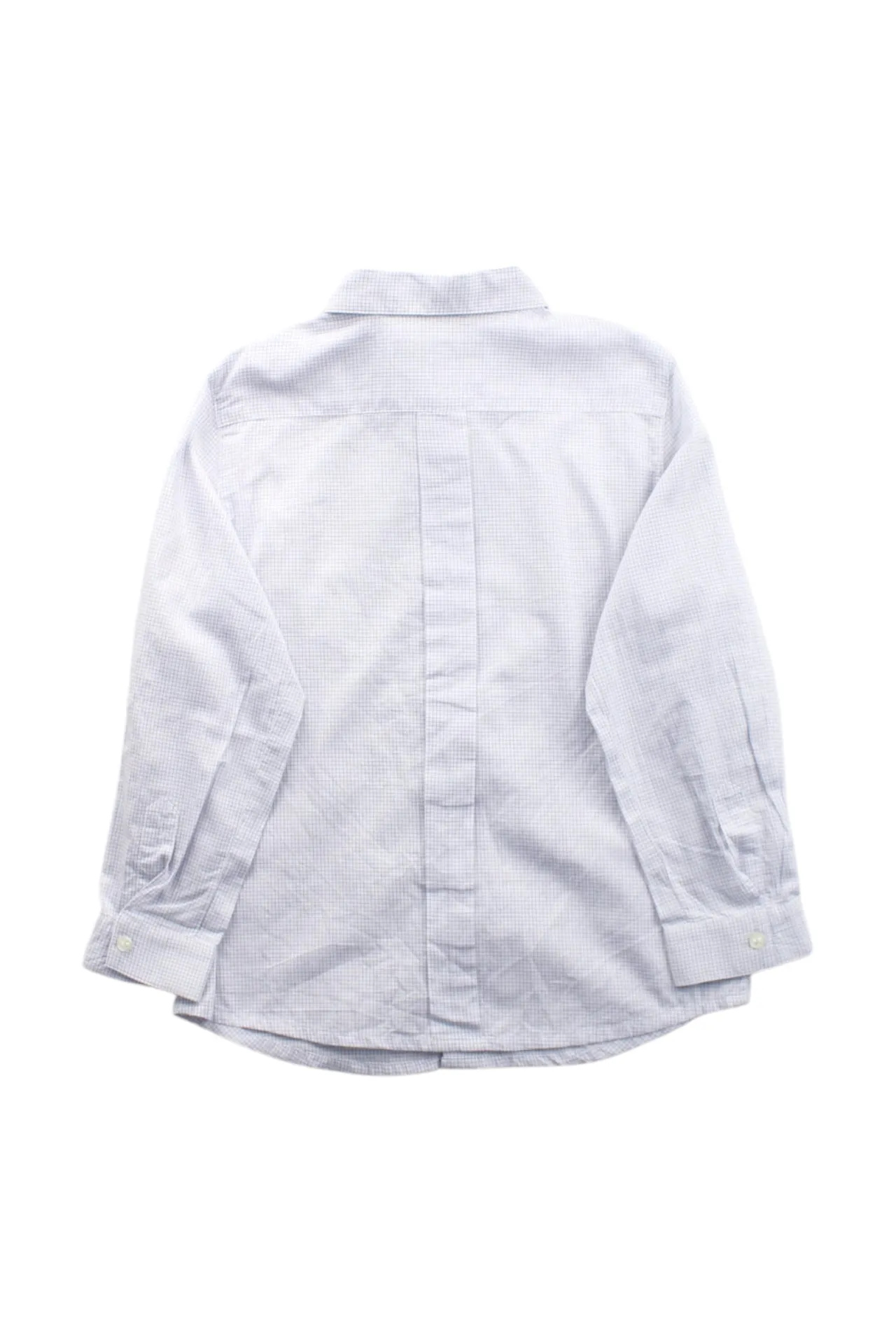 Bonpoint Long Sleeve Button-Down Shirt 4T