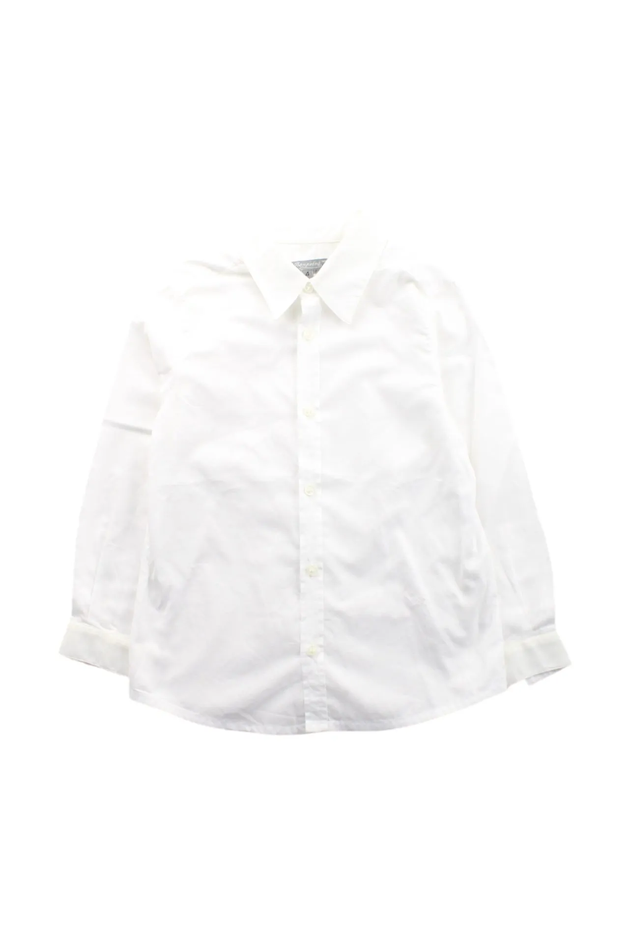 Bonpoint Long Sleeve Button Down Shirt - 4T