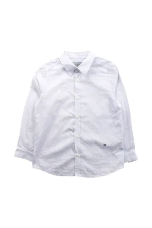 Bonpoint Long Sleeve Button-Down Shirt 4T