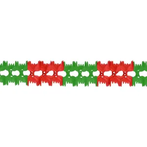 Christmas Pageant Garland - red & green