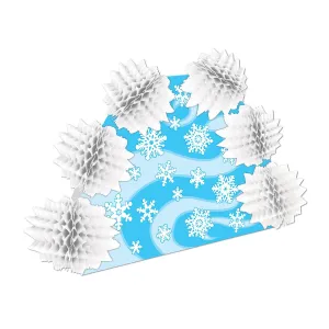 Christmas Snowflake 2-Sided Pop-Over Centerpiece