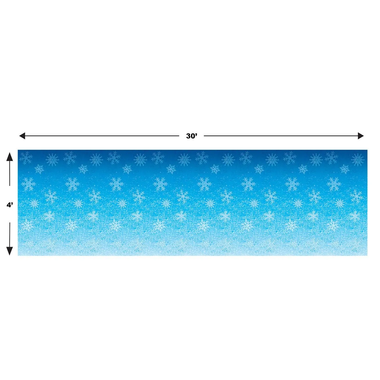 Christmas Snowflakes Backdrop