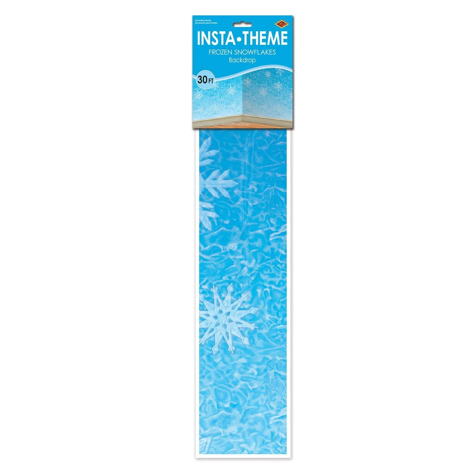 Christmas Snowflakes Backdrop
