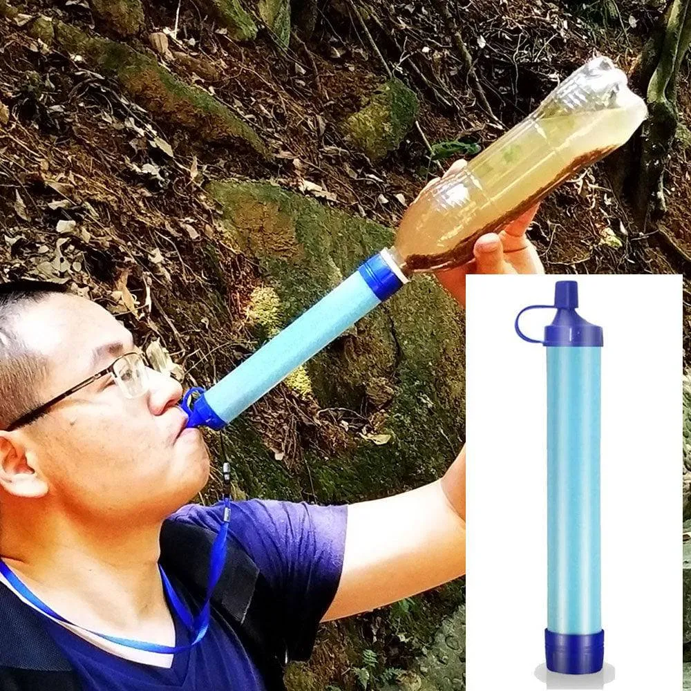 Emergency Life Survival Portable Ultrafiltration Water Filter Purifier Wild drink for camping