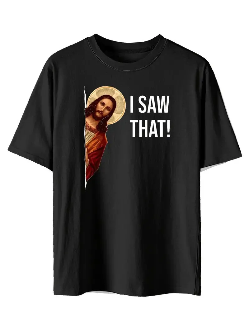 Graphic T-Shirt - Vibrant Pattern Design with Bold Text Graphics Chest Print - Stylish Mens Casual Wear