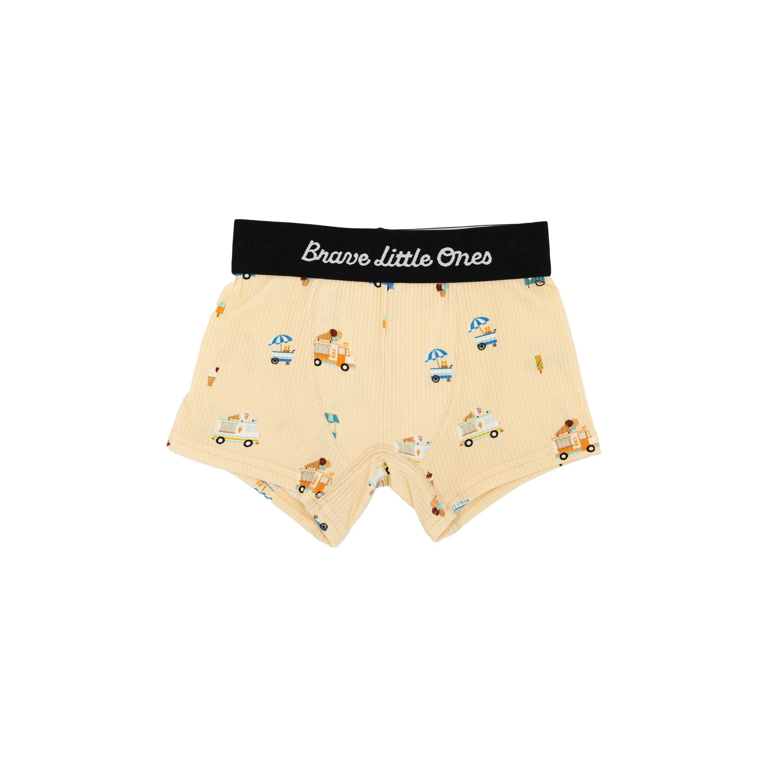 Ice Cream Trucks, Race Cars and Trash Trucks Boxer Brief 3 pack