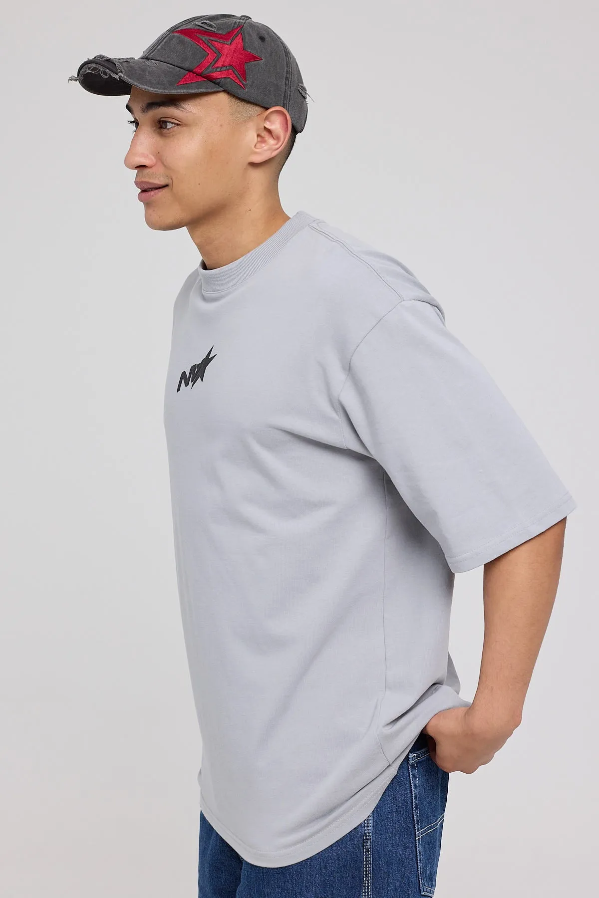 Neovision Gamma Street Super Heavy Tee Ice Grey
