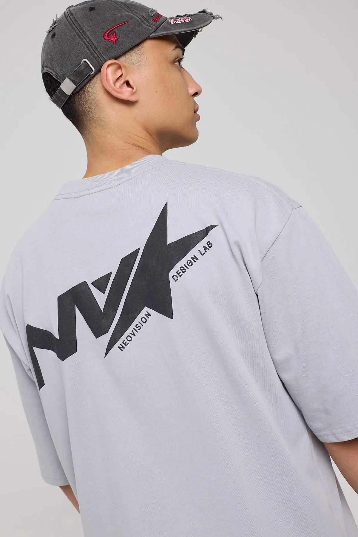 Neovision Gamma Street Super Heavy Tee Ice Grey