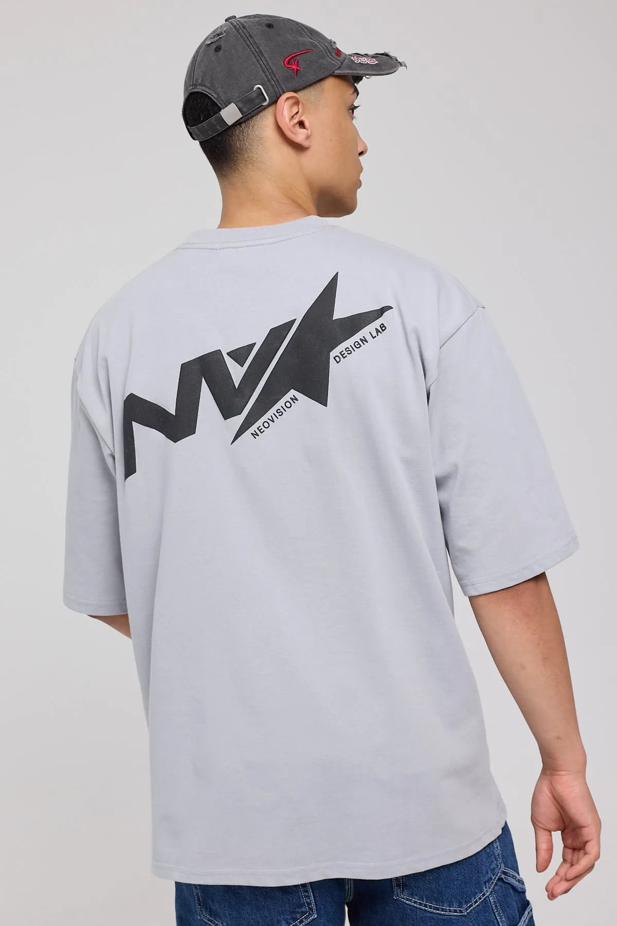 Neovision Gamma Street Super Heavy Tee Ice Grey
