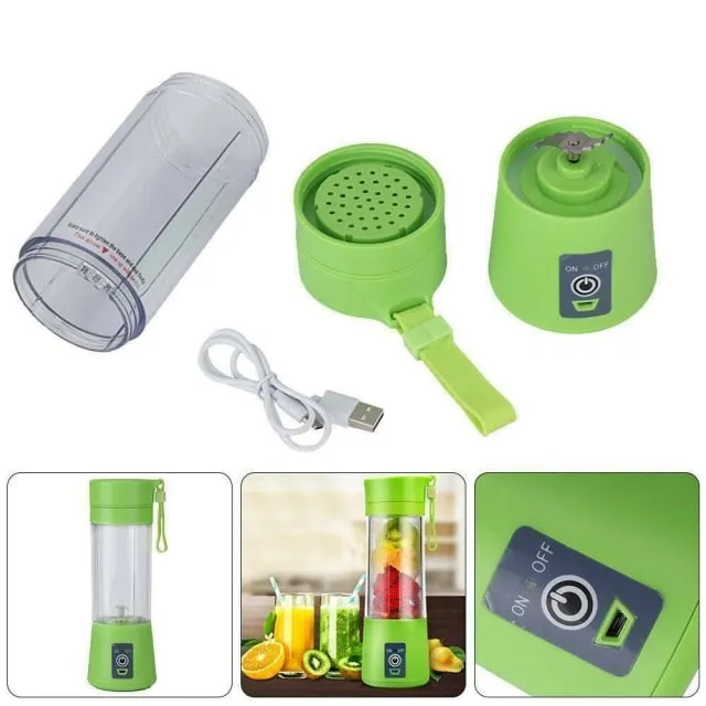 Portable Blender USB Mixer Electric Juicer Machine Smoothie Blender Mini Food Processor Personal Lemon Squeezer Juicer Blender