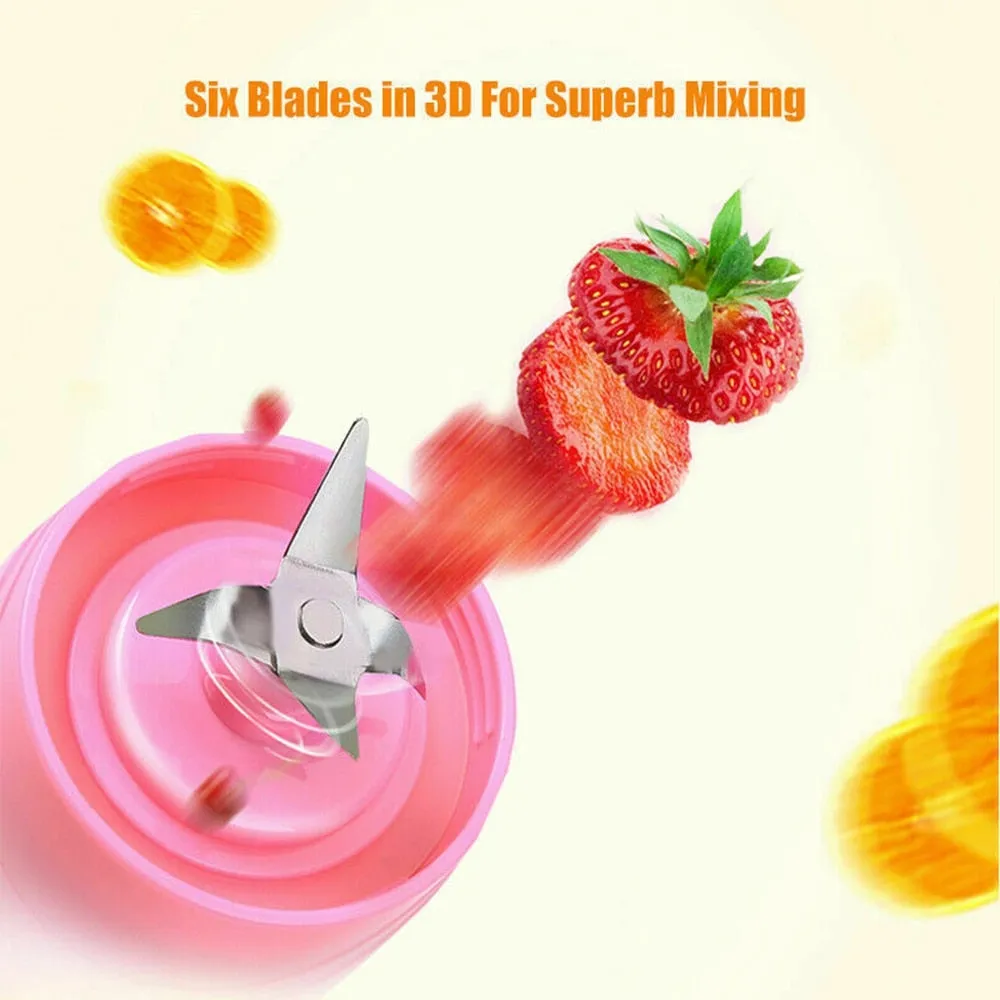 Portable Blender USB Mixer Electric Juicer Machine Smoothie Blender Mini Food Processor Personal Lemon Squeezer Juicer Blender
