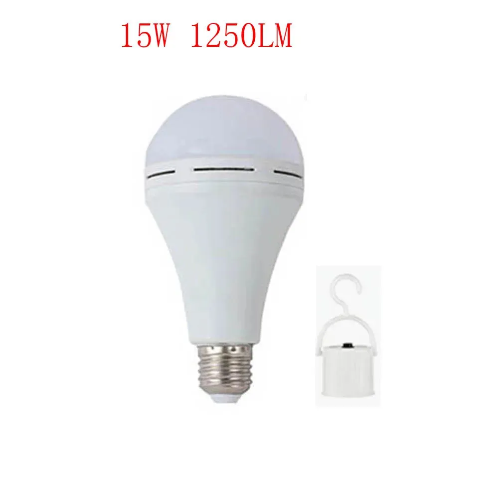 Rechargeable Emergency LED Bulb  9W/12W/15W, E27 Base, Battery Backup
