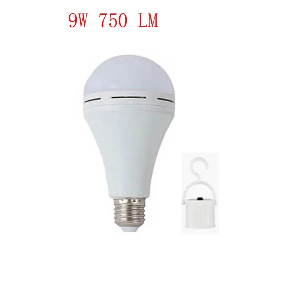 Rechargeable Emergency LED Bulb  9W/12W/15W, E27 Base, Battery Backup