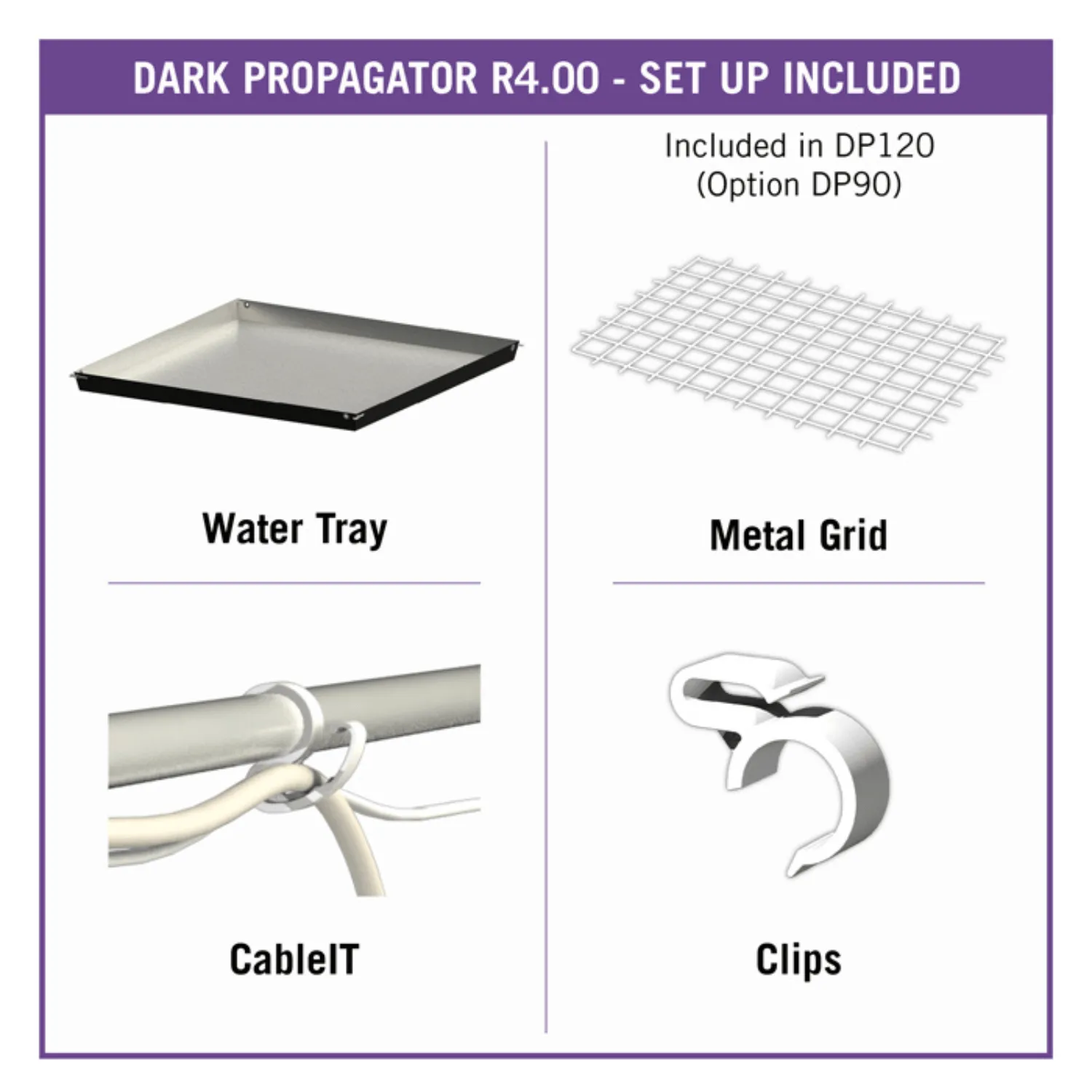 Secret Jardin Dark Propagator 60 v4.0 1'4" x 2' x 2' Indoor Grow Tent